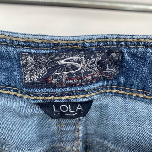 Silver Jeans Co Lola Mid Rise Medium Wash Denim Bootcut Jeans W32/L30 35 30 - Picture 3 of 10